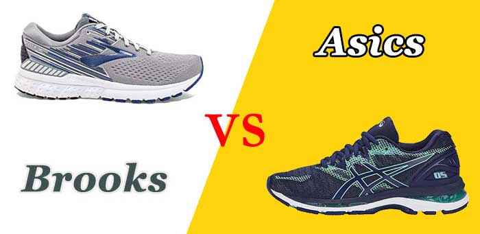 brooks vs asics running shoes reviews